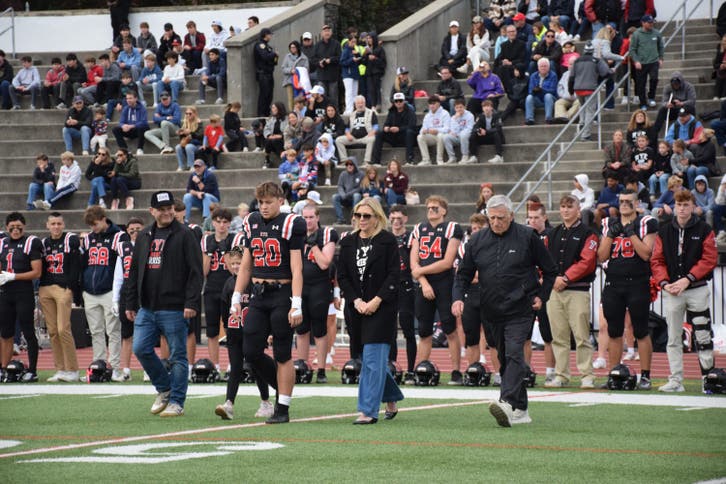 Seniors Receive 2026 Christopher Mello Award Before Rivalry High School ...